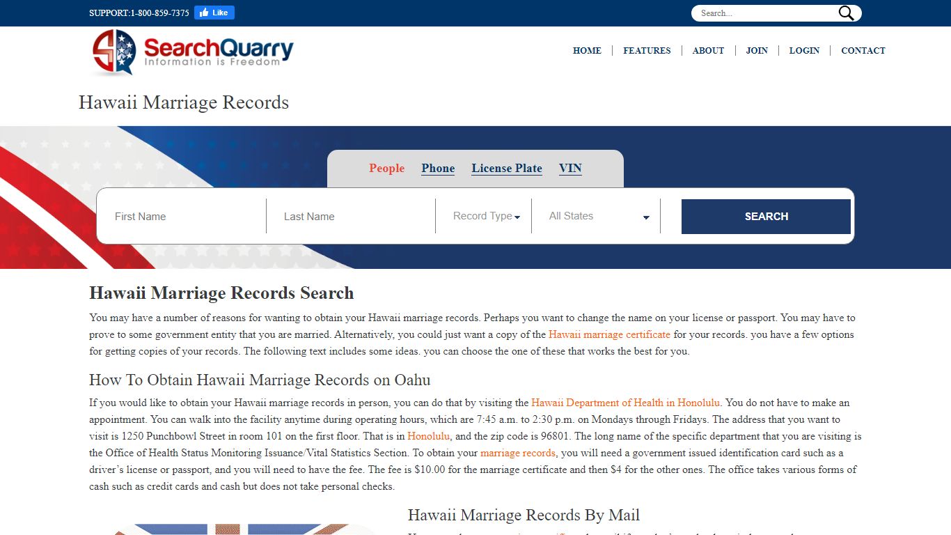 Free Hawaii Marriage Records Search Online | Enter a Name to Begin